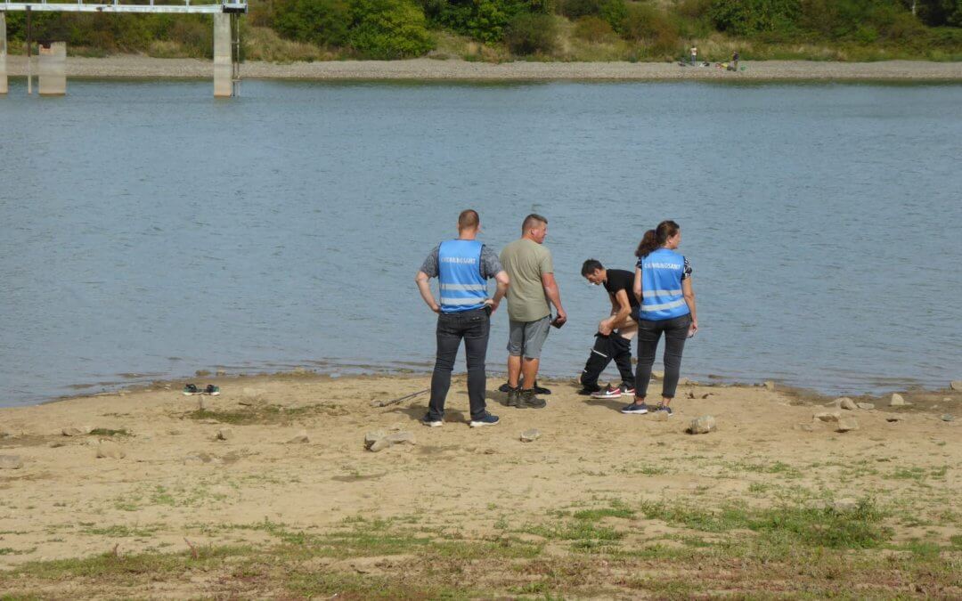 Rückblick – Gemeinsame Gewässerkontrolle am Stausee Wechmar